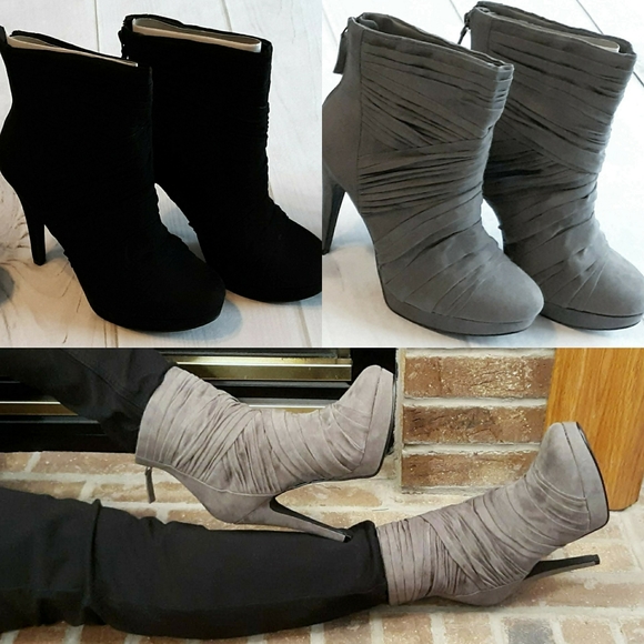 NIB Elle Ruched Stiletto Booties - Last Pair! - Picture 6 of 14